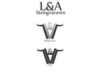 L und A Steingravuren Logotype