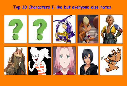 Top 10 Characters You Like But Everyone Hates