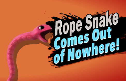 Rope Snake Comes Out Of Nowhere