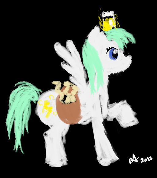 My litle Pony OC Cloudy Sparks