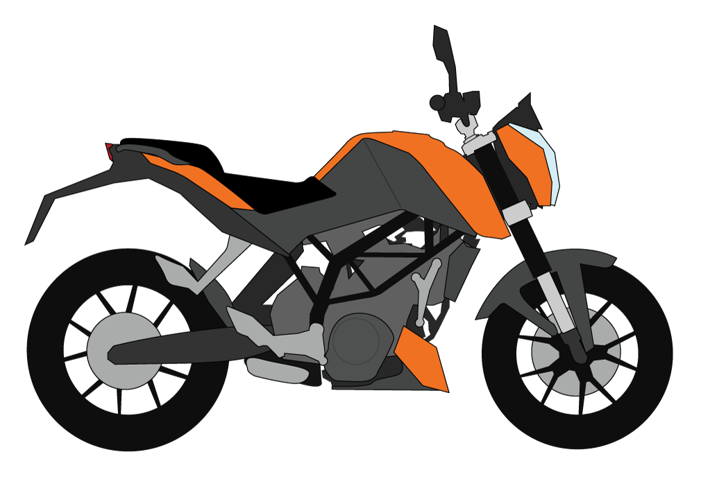 Duke Rider Drawing KTM Duke illustration by niC00L on DeviantArt