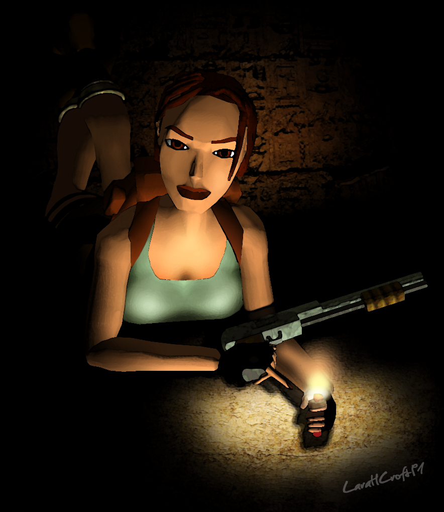 Lara Croft in Dark