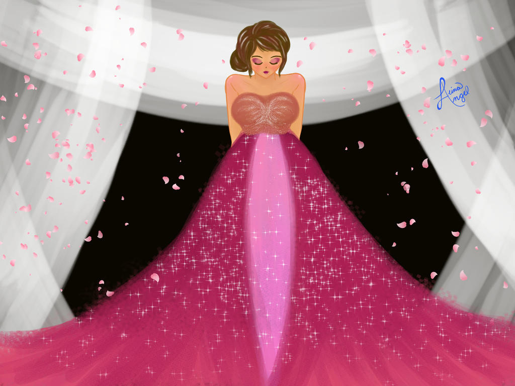 Pink Dress by LeinaSama on DeviantArt
