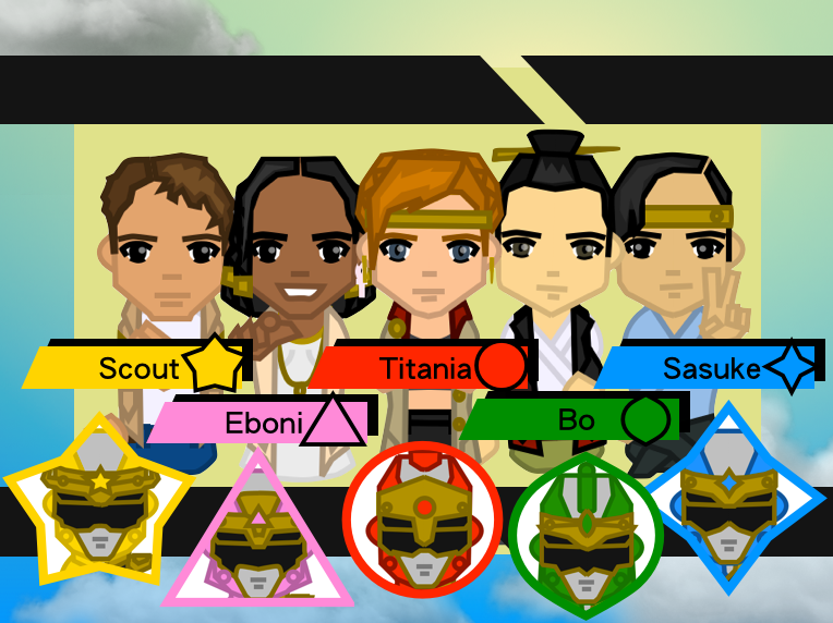 TakeShi Sentai Battle V : Cast Pic