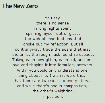 The New Zero