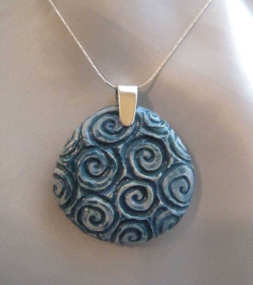 Blue Swirl Pendant