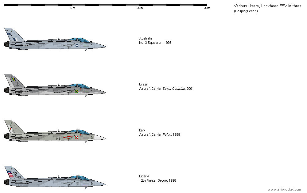 Lockheed F5V Foreign Operators by Vexiphile on DeviantArt