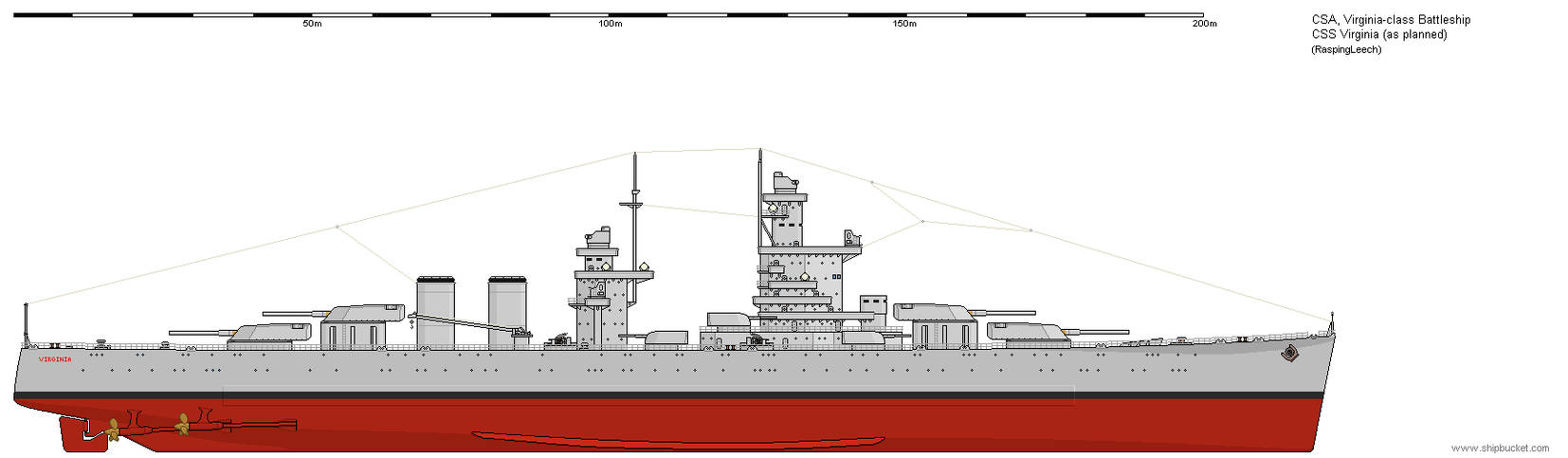 CSS Virginia as planned by Vexiphile on DeviantArt
