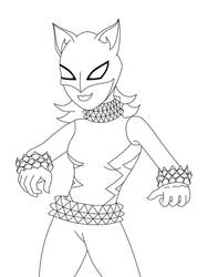 Cat Girl Lineart