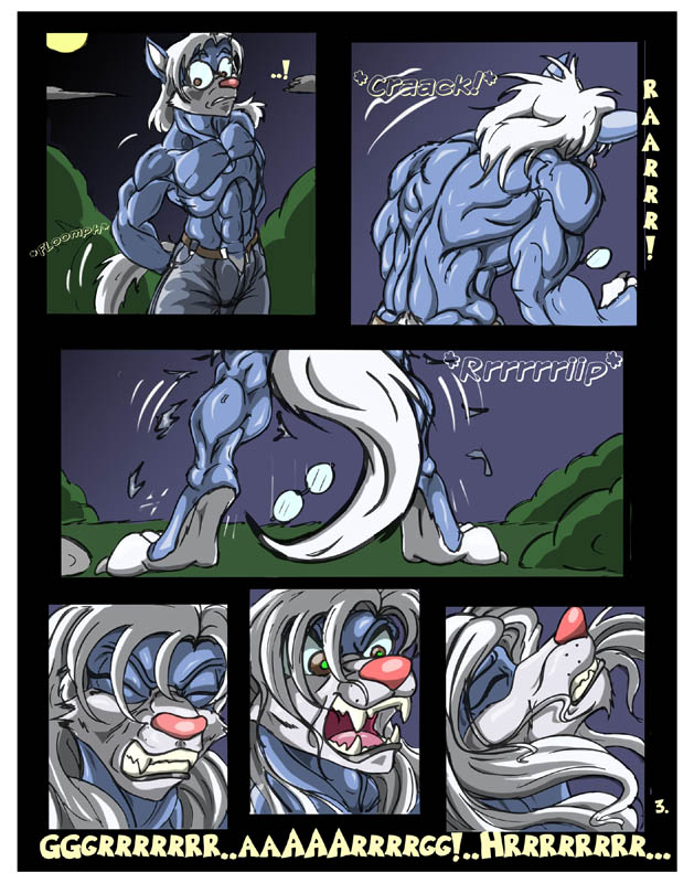 I werewolf comic page 3