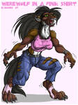 Werewolf in a pink shirt