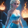 AlbedoBase XL Elsa from frozen with White straight