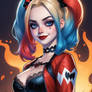 AlbedoBase XL Harley Quinn with freckles Lace braz
