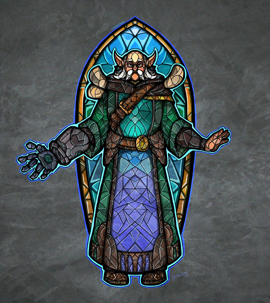 Stained Glass Torvald by TheStarBear on DeviantArt