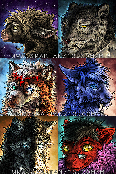 Headshot icons batch - 1