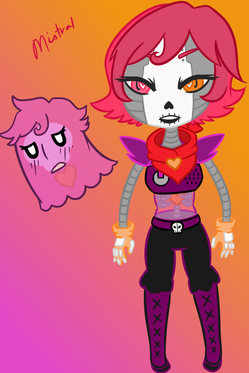 Undertale Fanchild: Mistral (Robot and Ghost)