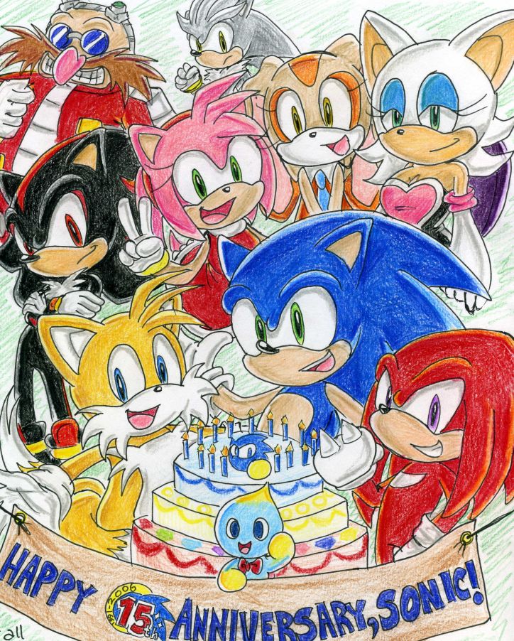Happy Birthday Sonic by VanillaREM on DeviantArt