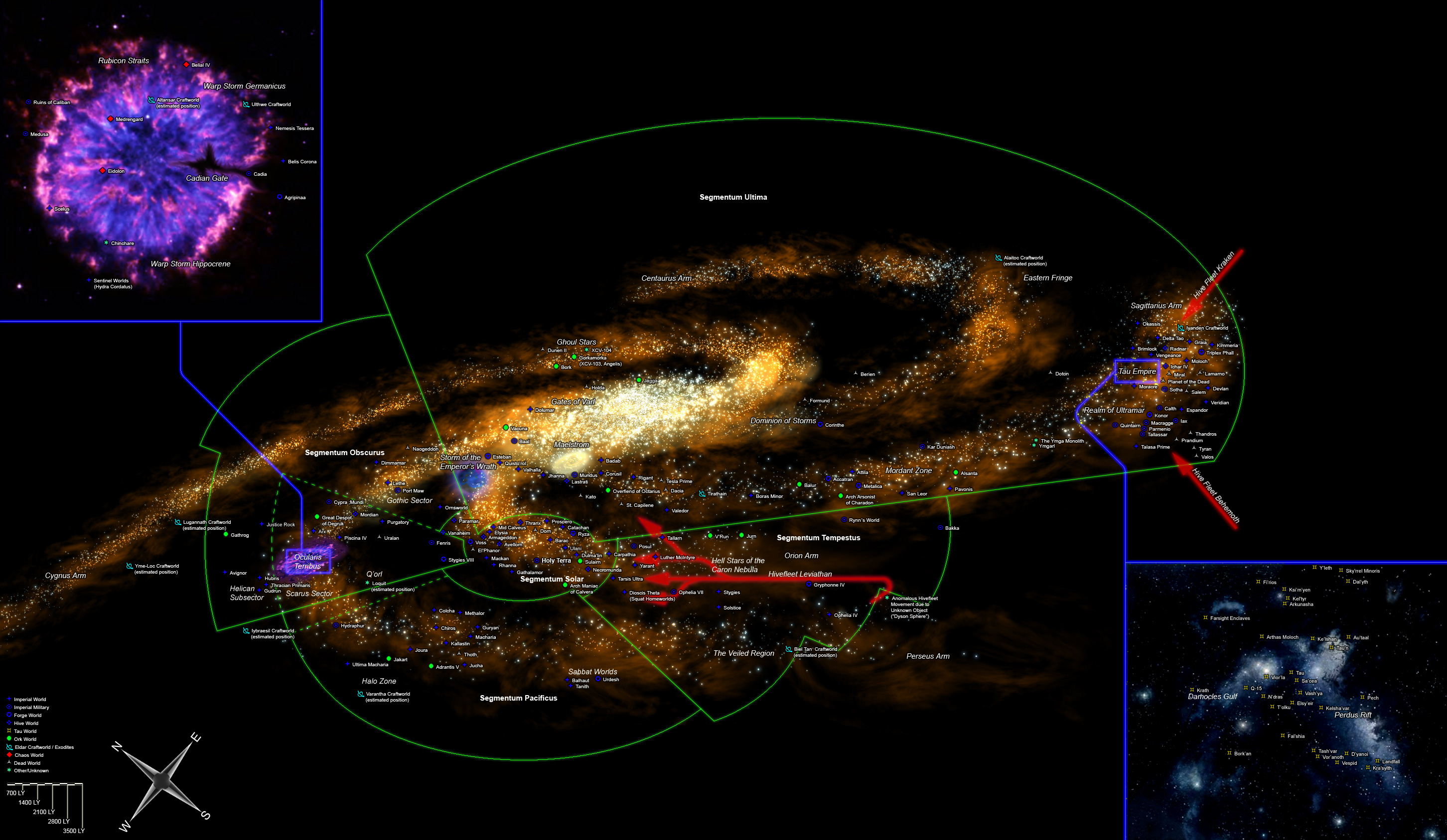 pix Warhammer 40K Galaxy Map Interactive warhammer 40 000 galaxy map by ikkaan