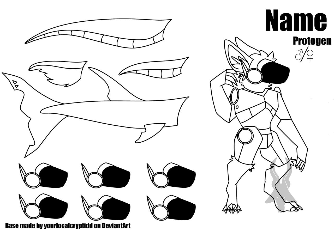 F2U Protogen base by yourlocalcryptidd on DeviantArt