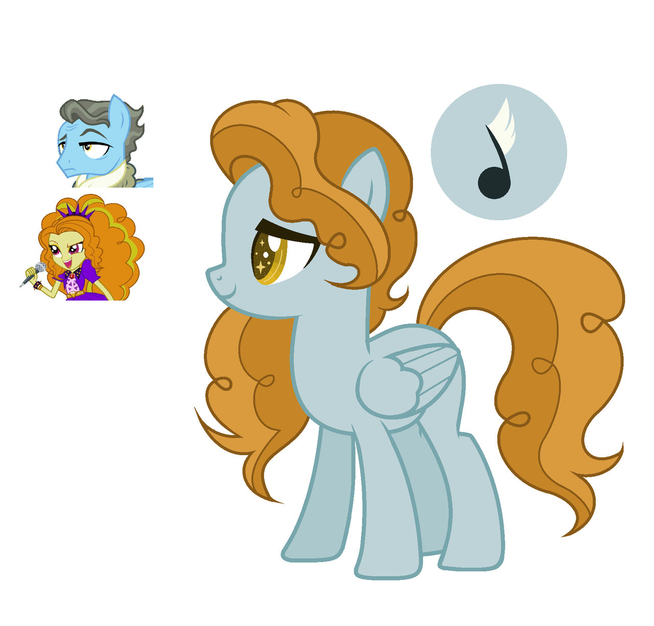 Adagio Dazzle X Wind Rider by AzaliyLily on DeviantArt