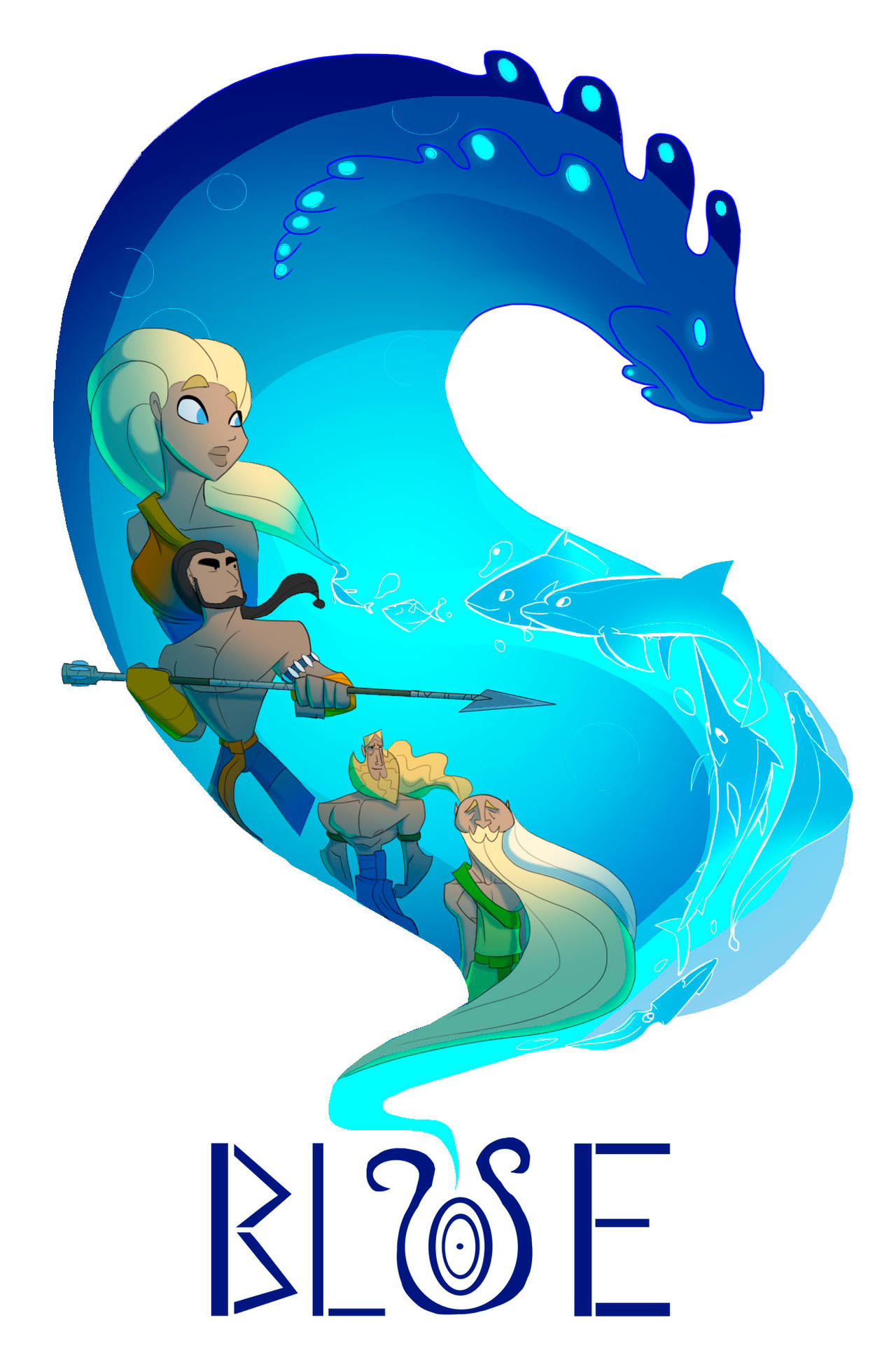 BLUE animated short_Poster 5 by NanoGrayCat on DeviantArt