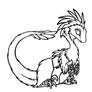 Free Raptor Lineart