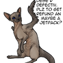 Hairless weasel-cat-bird -KD-