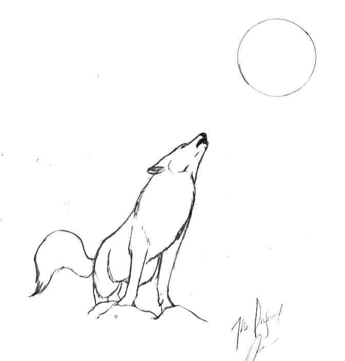 Wolf Lineart