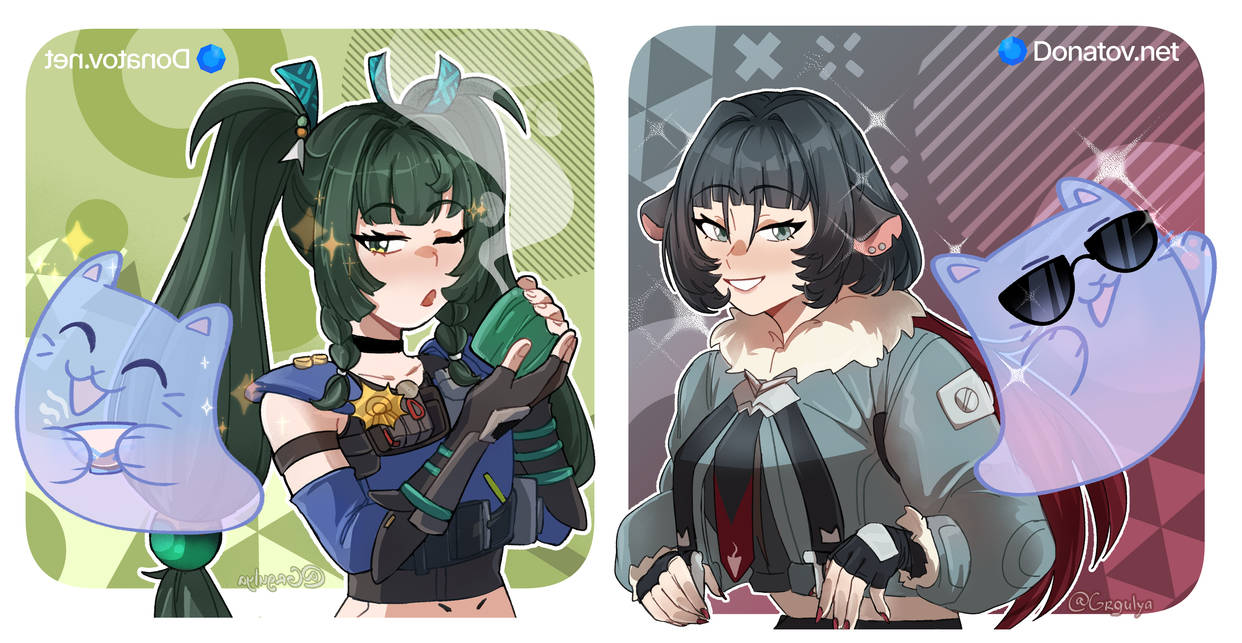 ZZZ characters by Lusca-chan on DeviantArt