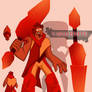 Vanadinite - Steven universe Gemsona