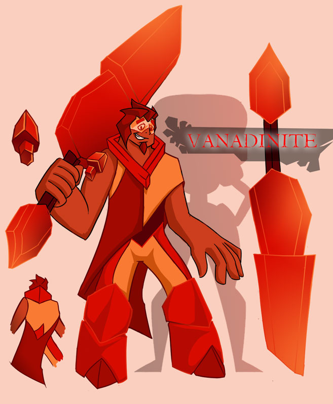 Vanadinite - Steven universe Gemsona