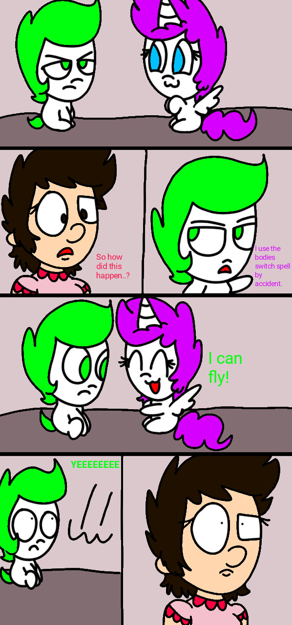 Body switch spell by Jazzystarlover on DeviantArt