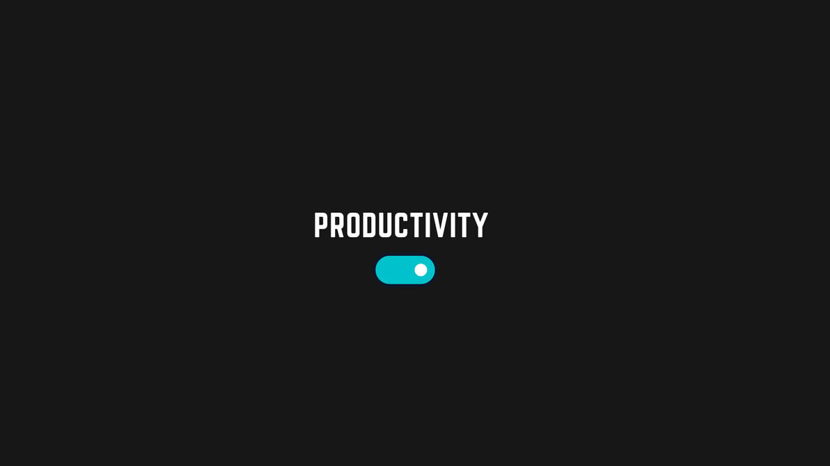 Productivity wallpaper by ThatPickyGuy on DeviantArt