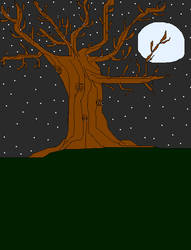 Moonlit Tree