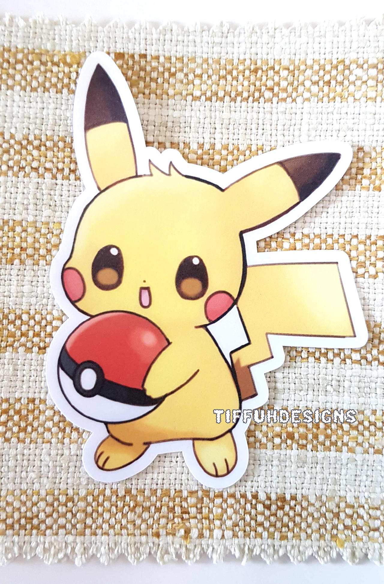 Pikachu Sticker Designs Pikachu Sticker by Tiffuh on DeviantArt