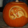 falcon pumpkin unlit