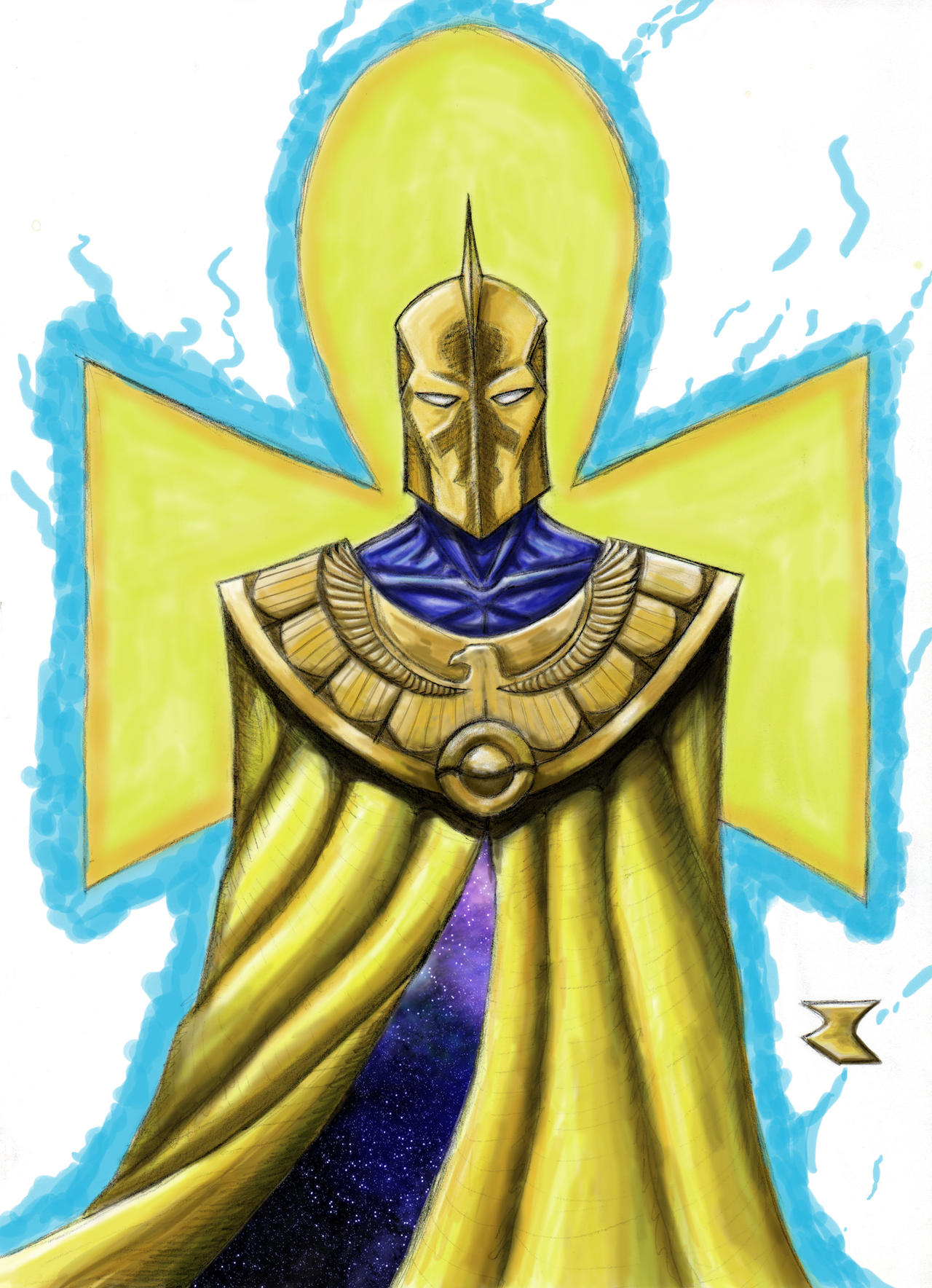 Doctor Fate redesign - color by BigRobot on DeviantArt