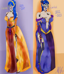 Laurina Dress Design - Old vs. New