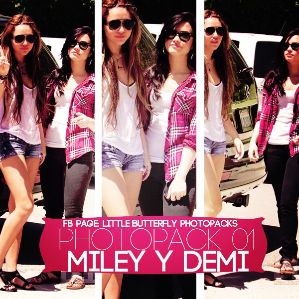 Miley Cyrus Y Demi Lovato Photopack 01