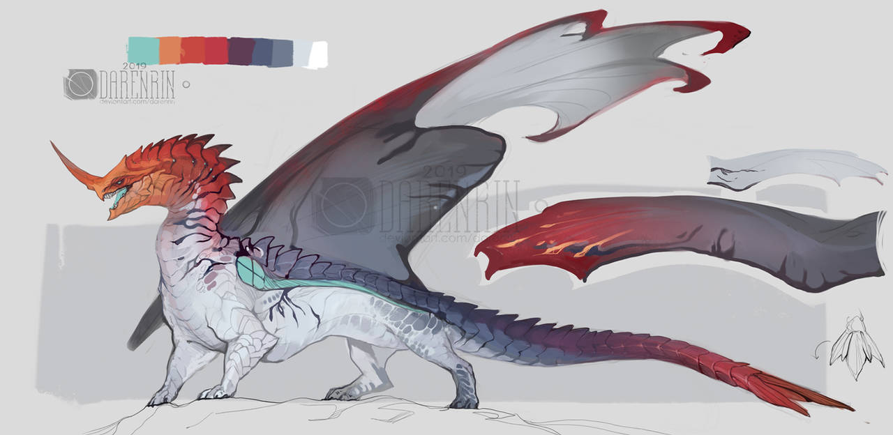 Dragon design by Darenrin on DeviantArt