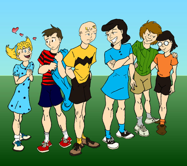 Peanuts: COLORED by ReelLifer on DeviantArt