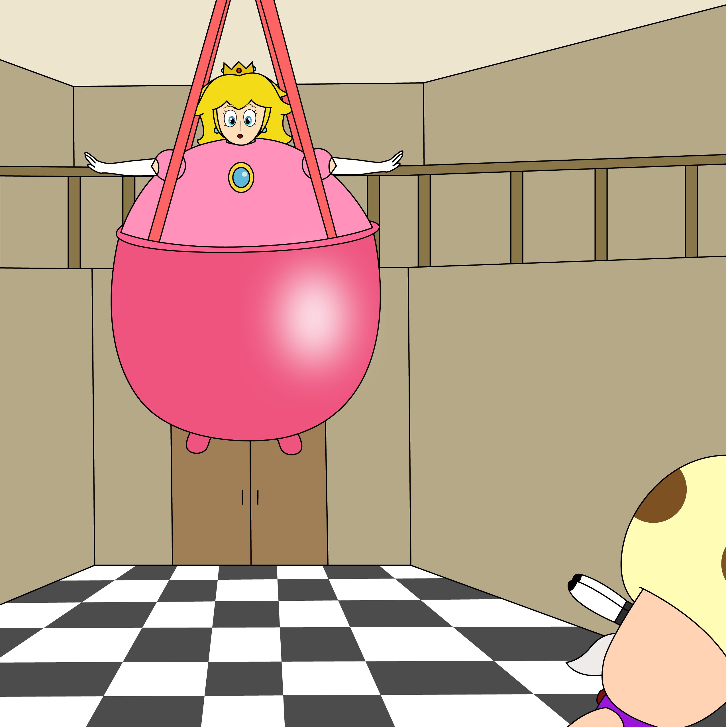 Esme Inflation Deviantart Princess Peach Esme Suit by BearegardeTheArtist on DeviantArt