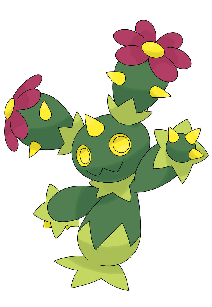 Shiny Maractus remake by Artlover1126 on DeviantArt