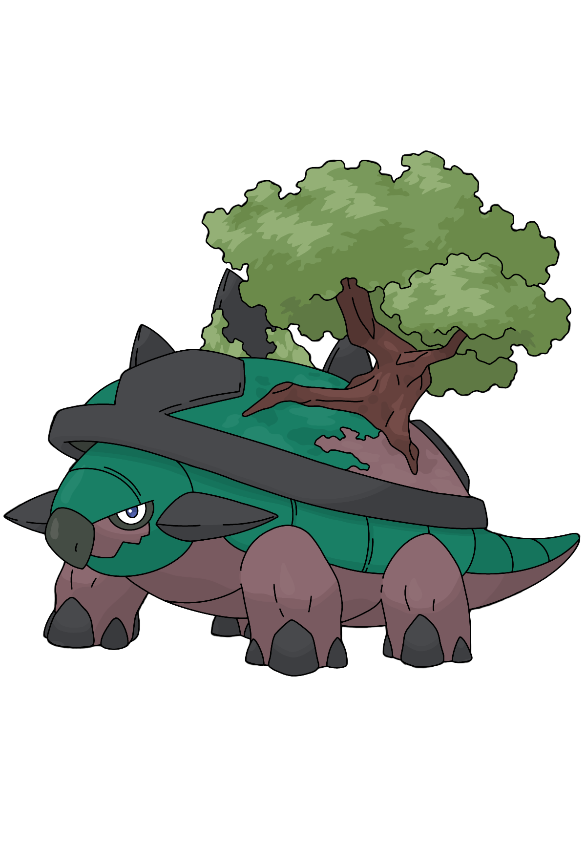 Torterra Rework Shiny Torterra remake by Artlover1126 on DeviantArt