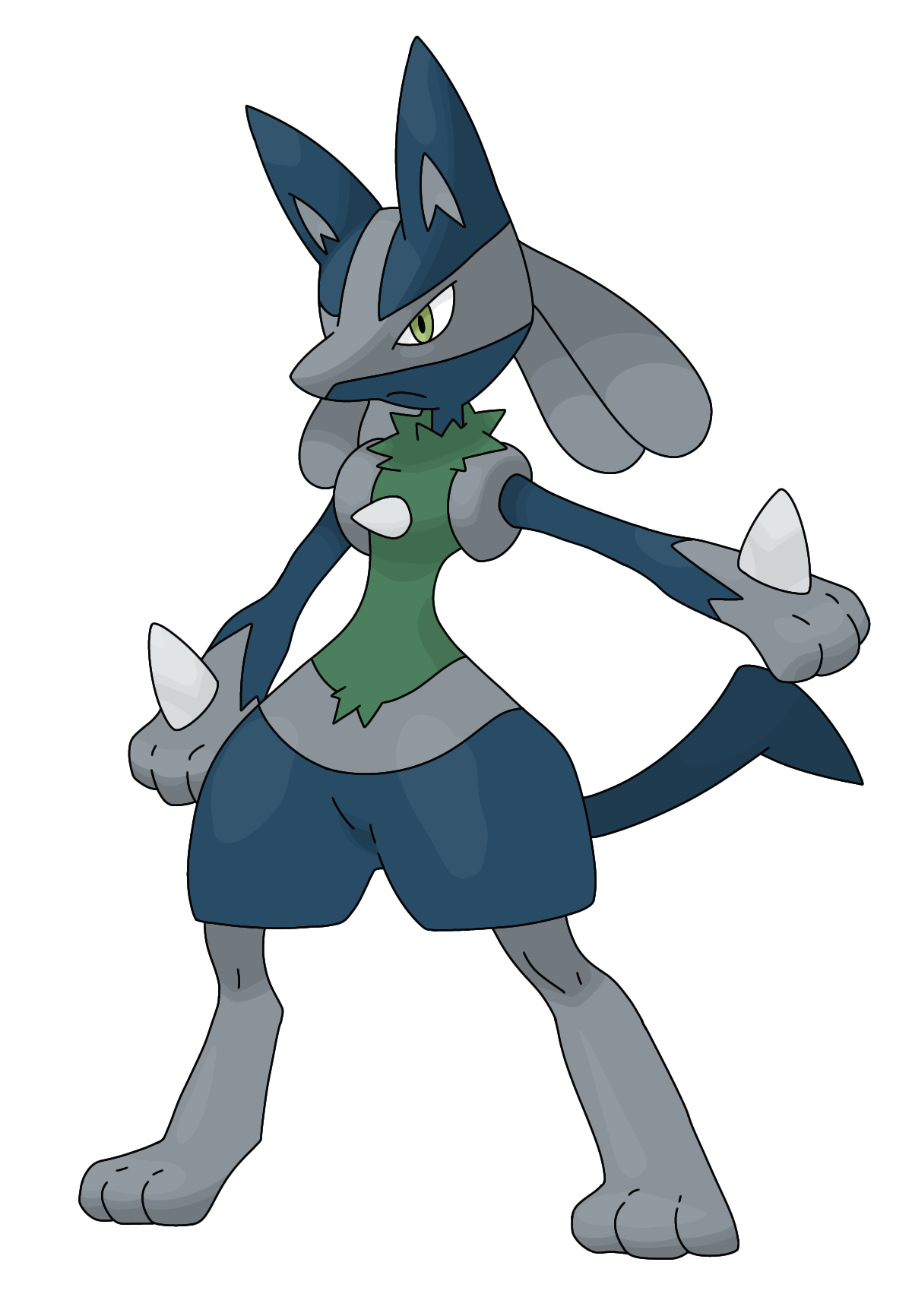 Colors Live - Shiny mega Lucario by Zanthor