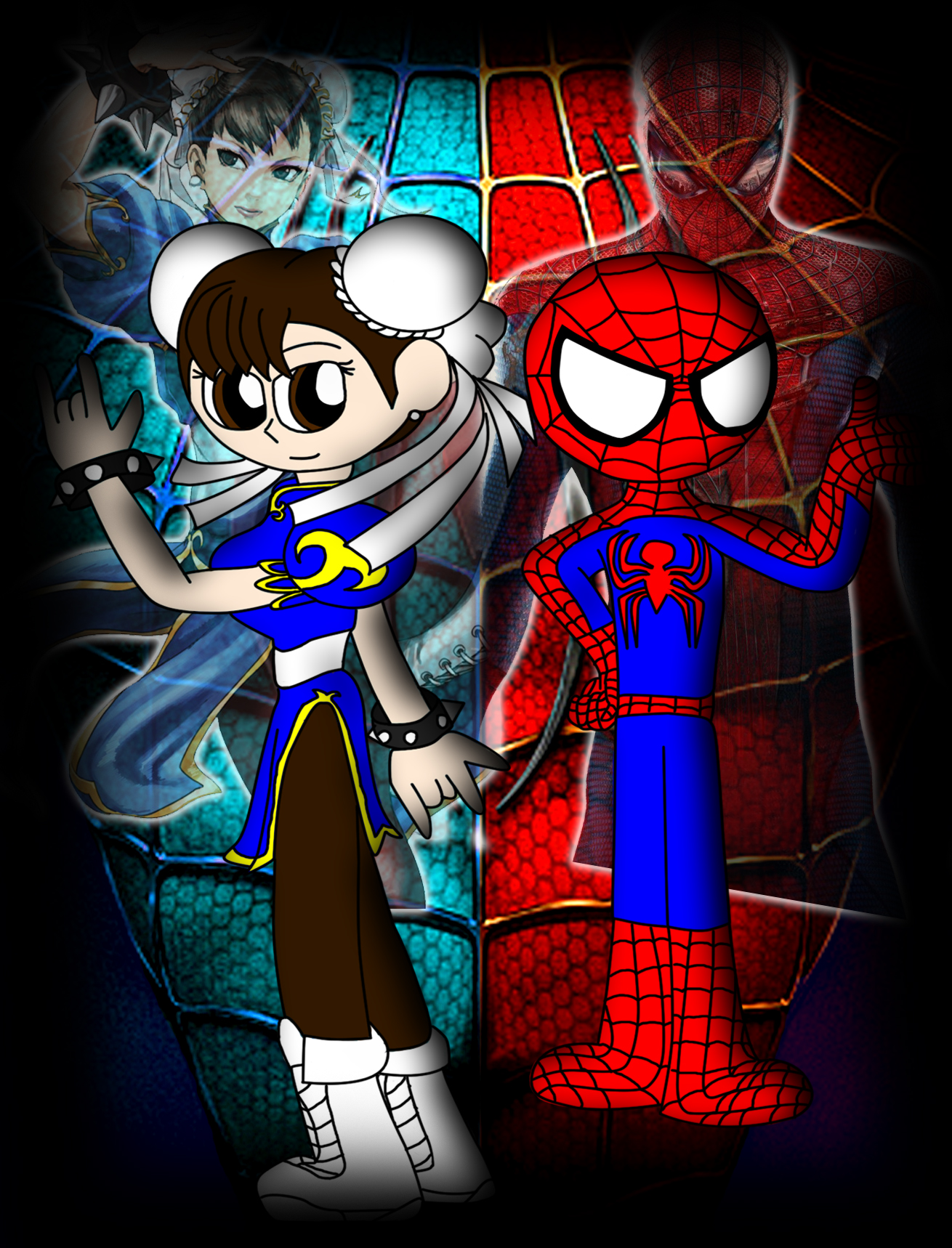 Spider-Man and Chun-Li again