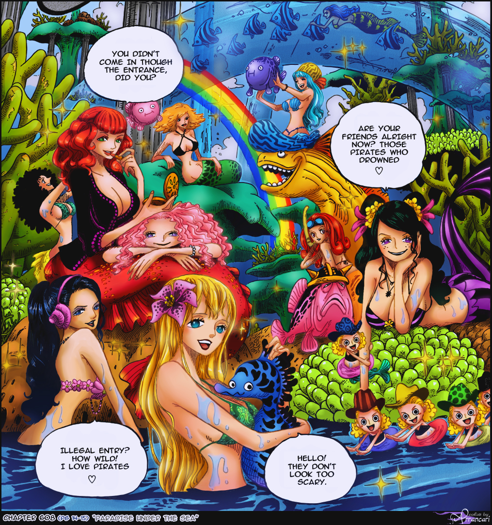 Op Ch 608 Bay Mermaids By Arrancari On Deviantart Op Ch 608 Bay Mermaids By Arrancari On Deviantart