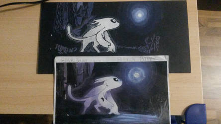 Ori and the Blind Forest Recr. of Fanart, Acryl