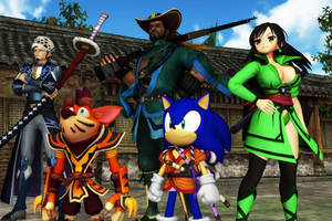 Warriors group from the far east
