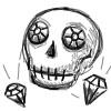 Diamond skull